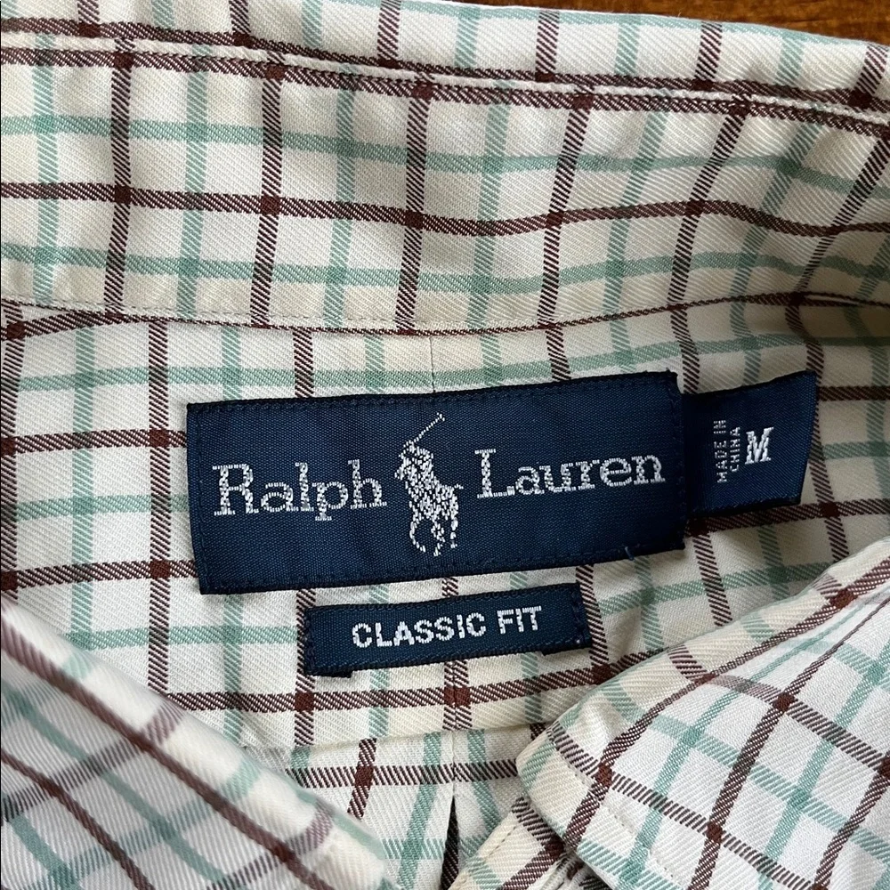 Ralph Lauren Classic Fit Long Sleeve Button Down Shirt - Sz M